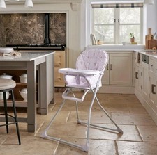 Babylo Snack Hi Compact Folding High Chair For Unisex Boy & Girl ,Colour Grey 