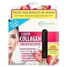 Liquid Collagen, Skin Revitalization, Tropical Strawberry & Kiwi, 10