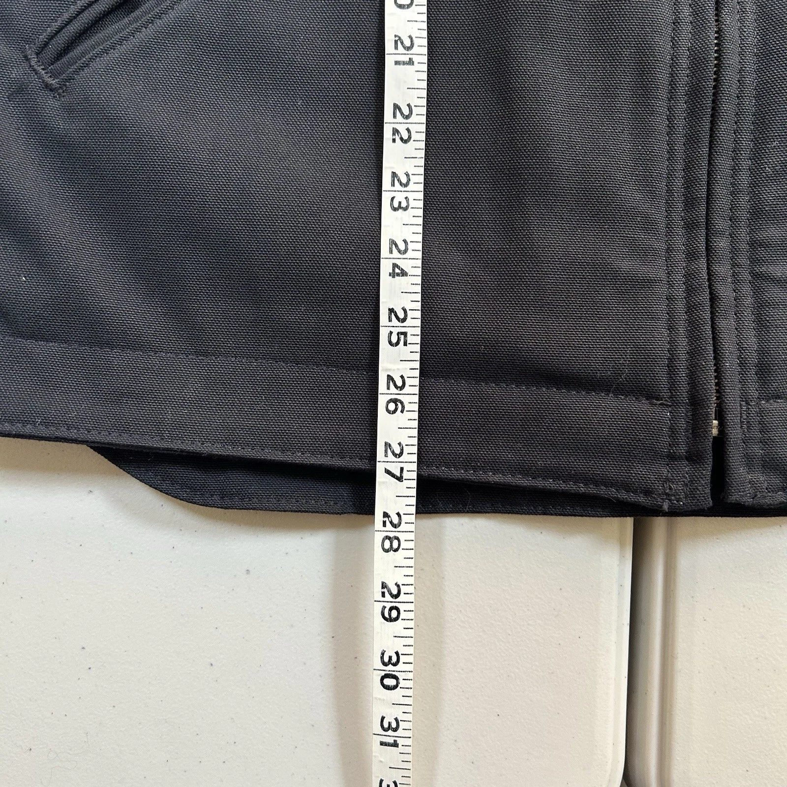 Carhartt Blanket Lined Detroit Jacket Black Relaxed Fit Work Wear Men's Large image 7