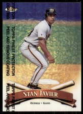 1998 Topps Finest Refractor #167 Stan Javier San Francisco Giants
