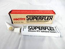 Vintage Loctite Superflex RTV Silicone Adhesive Sealant 3 oz NOS 1980s-1990s