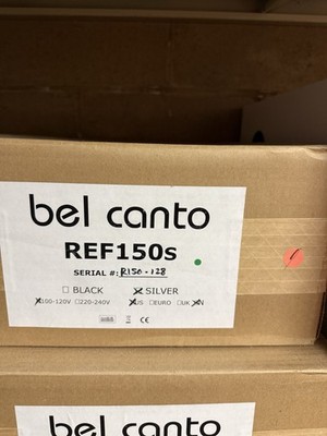 Bel Canto REF150S Stereo Amplifier NEW Silver