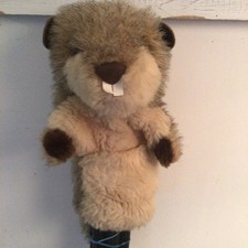 Daphne's Plush Gopher Oversized Golf Club Driver Cover - Caddyshack 12" Vtg