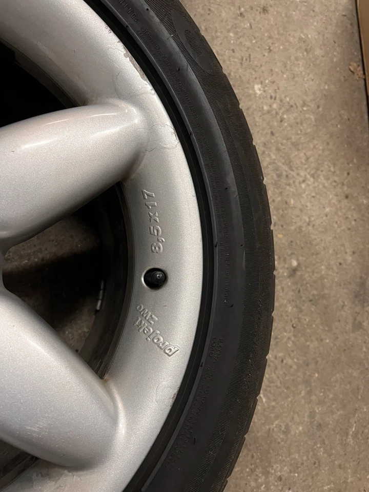 4x Llantas de aluminio Projekt Zwo 8,5Jx17 ET39 VW T4 Ford Seat Audi 5x112 - Imagen 4 de 4