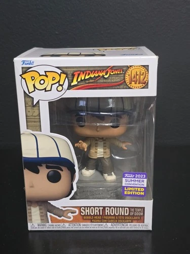 Funko Pop Indiana Jones #1412 Short Round 2023 Summer Convention LE