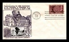 US COVER MISSISSIPPI TERRITORY 150TH ANNIVERSARY FDC SCOTT 955 CROSBY PHOTO