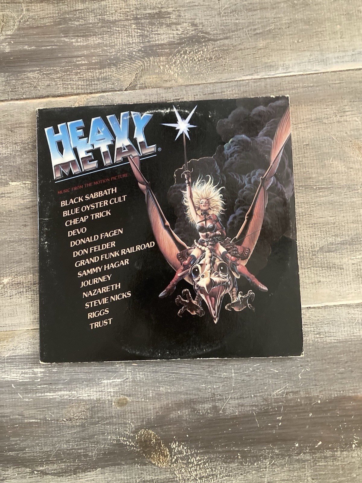 HEAVY METAL MOTION PICTURE SOUNDTRACK VINYL ORIGINAL 1981 DOUBLE LP