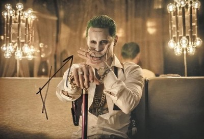 JOKER ORIGINAL HAND SIGNED / AUTOGRAPHED 8x10 PHOTO MINT NEW w/COA Jared Leto