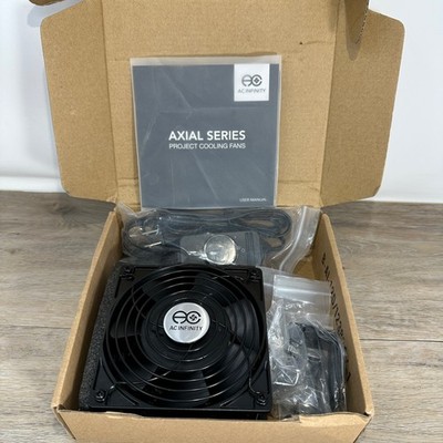 Axial Fan Series Roof Fan Kit - AC Infinity Powered S1238 Model AI-1238SCX