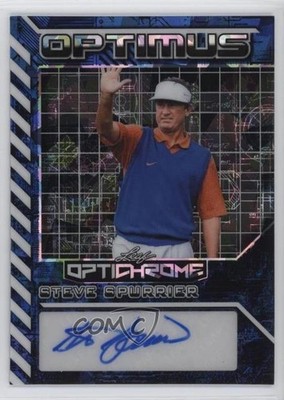 2025 Leaf Optichrome Optimus Blue Crystals 1/1 Steve Spurrier #OA-SS1 Auto 5i3