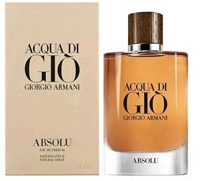 GIORGIO ARMANI 4.2 Oz / 125 ml ACQUA DI GIO ABSOLU EAU DE PARFUM Sealed & New