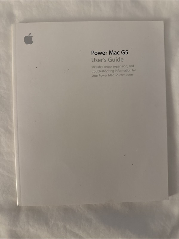 Apple Power Mac G5 Users Guide Computer