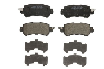Bremsbelagsatz BRECK 25540 00 702 00, Hinten