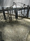 Vintage Coal Miners Iron Worker Hanging Wire Basket Rack Locker - free shipping — photo 2