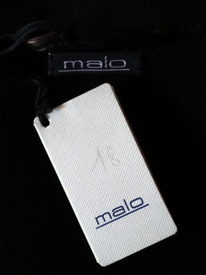 Abrigo bombardero trinchera de cuero Malo con cinturón - Talla IT 50 - US 40 / M - Hecho en Italia Foto 3 de 4