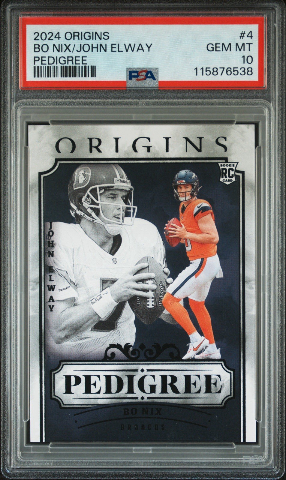 Bo Nix Sage Artistry #4 Base