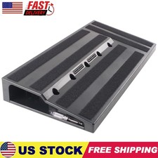Large Guitar Pedal Board 22" x 11" with Carry Bag for Guitar Player Bands Studio