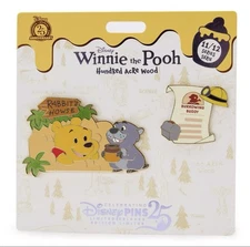 Disney Winnie the Pooh and Gopher Pin Set – Hundred Acre Wood Series – November