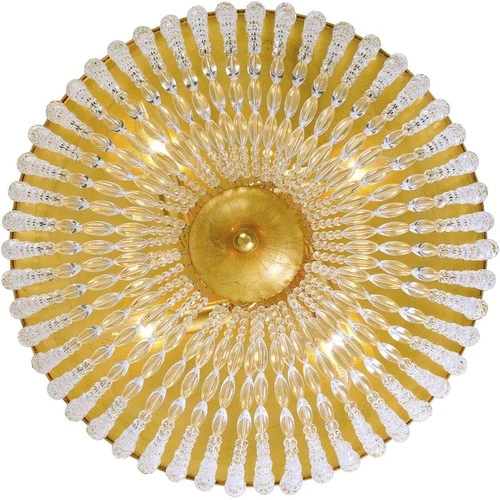 Crystorama 605-GA Rylee 4 Light 18.5 inch Antique Gold Flush Ceiling Light - Picture 4 of 7