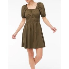 NWT J.Crew squareneck mini dress, sz Small
