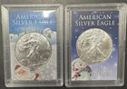 Lot (2) One Dollar 2018 American Silver Eagle 1 oz .999 Fine Silver Coins Loc#N9