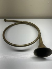 Vintage India Exotics Solid Brass French Horn Large Decor
