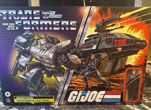 Hasbro - Transformers x GI Joe - Megatron H.I.S.S. Tank - Brand New - God Collab