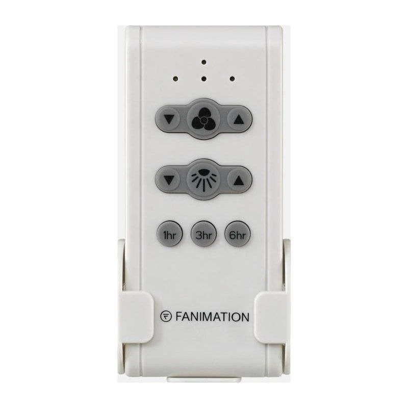 Fanimation CR500 3 Setting/Angle Mount Capable Indoor Ceiling Fan Remote - White - Image 2 of 3