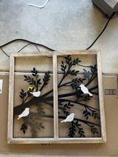 Wooden Wall Art Birds