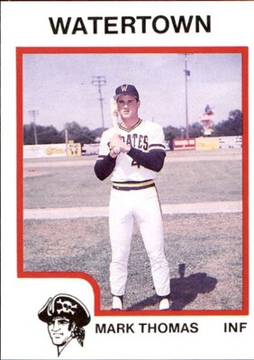 1987 Watertown Pirates ProCards #2817 Mark Thomas Petaluma California CA Card