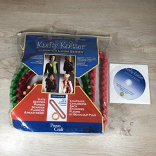 Provo Craft KNIFTY KNITTER Assorted Loom + Bonus Exclusive DVD NEW!