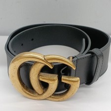 GUCCI GG MARMONT WIDE BELT 400593BLK Used