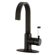 Kingston Brass LS861.DPL Paris 1.75 GPM 1 Hole Bar Faucet - Black
