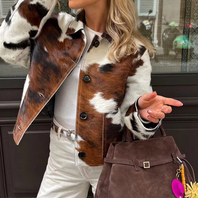 Handmade Custom Women's Cowhide Leather Jacket with High Quality Western Inspire