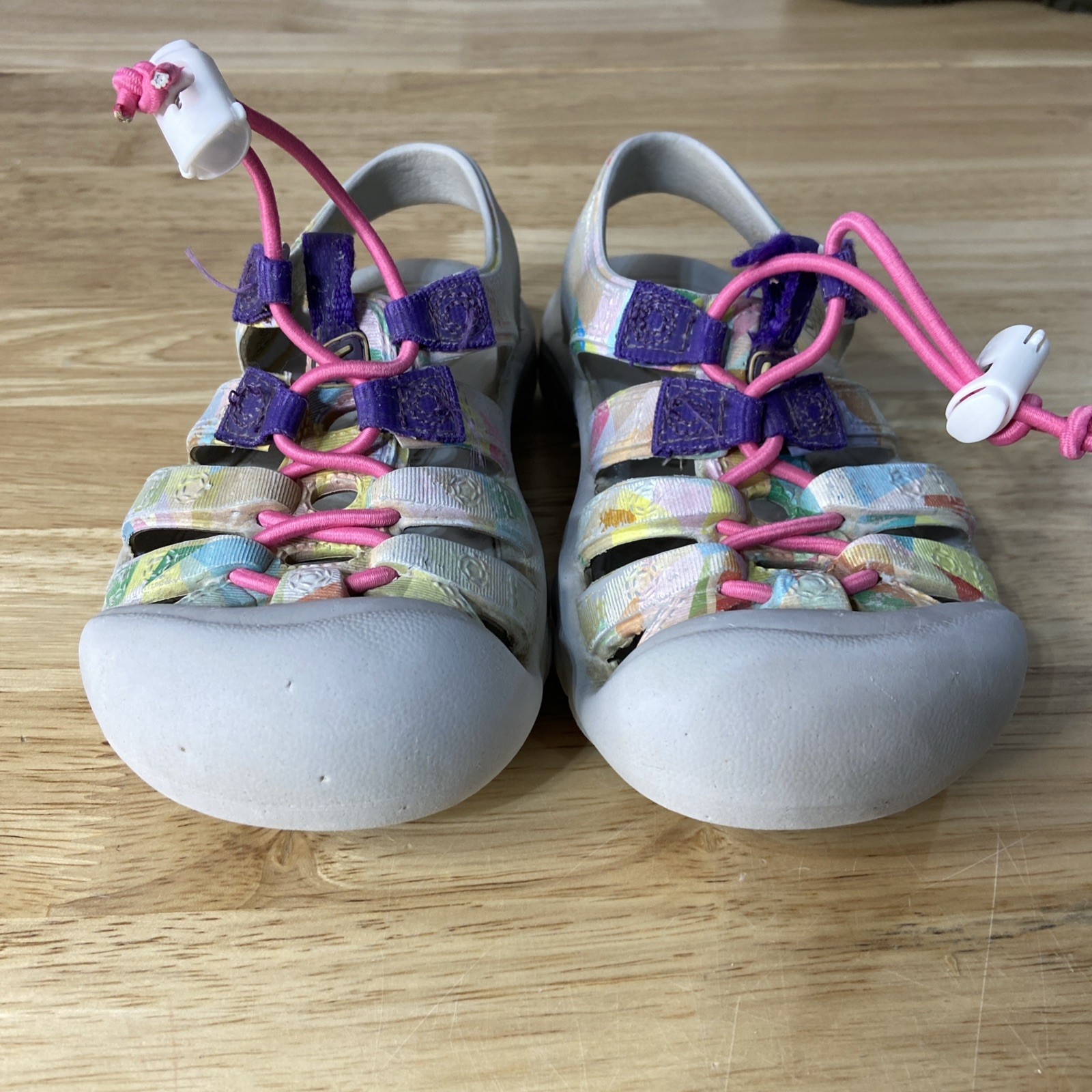 Sandali da trekking Keen Newport H2 taglia 10 giovani viola rosa con coulisse pull on