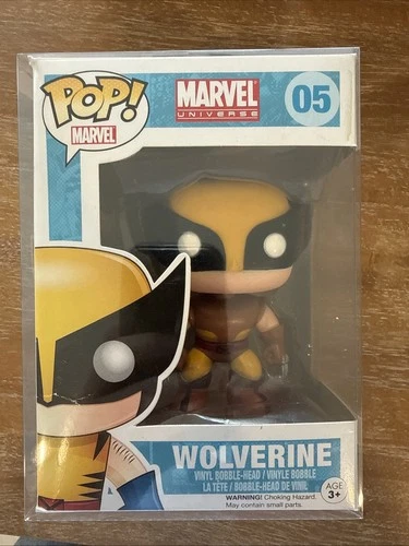 Funko Pop! Vinyl Marvel Universe Wolverine #05 Classic Brown X-Men In Protector