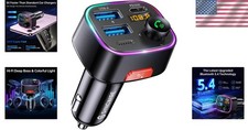 Syncwire Bluetooth 5.4 FM Transmitter Car Adapter 48W PD 36W  12W  Light