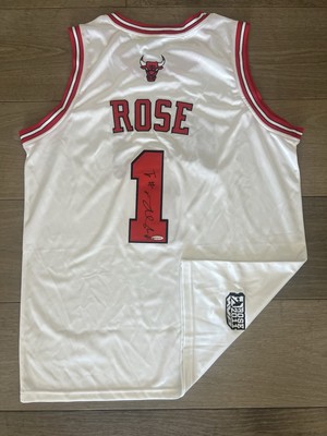 Derrick Rose Signed Chicago Bulls Jersey Upper Deck UDA MVP Patch