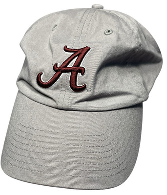 Alabama Crimson Tide Hat Cap Embroidered A Bama Gray The Franchise Fitted Youth