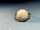 Natural Silicified Coral Fossil Flower Agate Ring/ Adjustable — photo 6