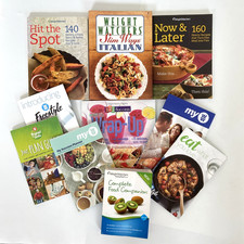 Mixed Lot 10 Weight Watchers Points Trackers Planners Cookbooks Recipes
