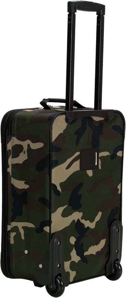 Juego de equipaje vertical Softside, expandible, carbón, 4 piezas (14/19/24/28) Foto 3 de 4