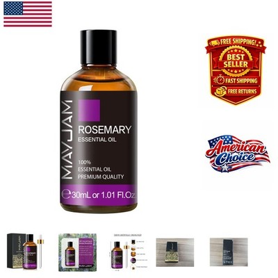 30ML Rosemary Essential Oil - Versatile Aromatherapy Oil for DIY & Relaxation