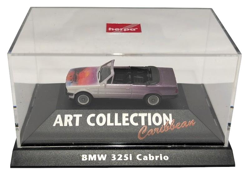 1:87 Scale Herpa 045001 BWM 325i Cabriolet - CARIBBEAN - MIB