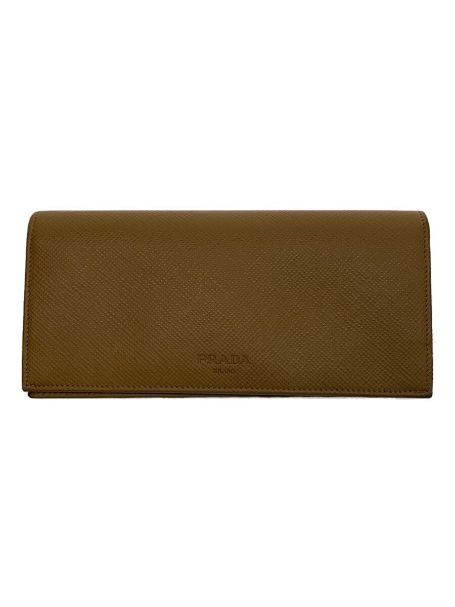PRADA Long Wallet, Cowhide, CML, Plain, Men's