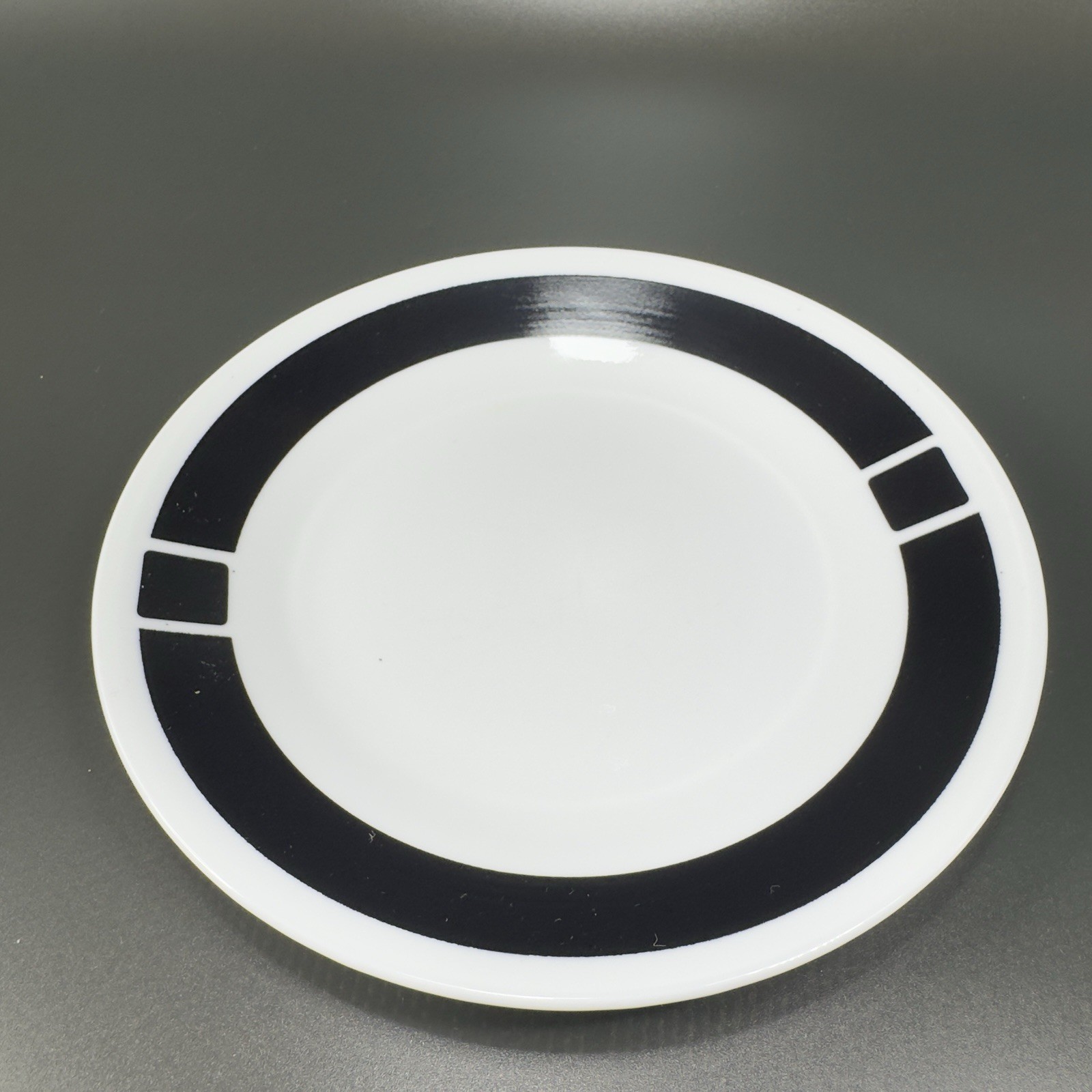 Corelle Urban Black Glass Plate And Bowl Set White Black Lines USA Bowl Plate