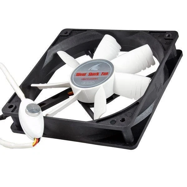 4x Evercool Shark 120mm x 25mm Computer Case 3-Pin Cooling Fan /w Speed Control - Image 3 of 3