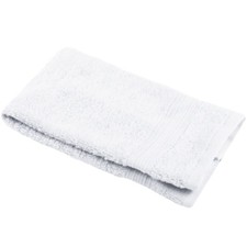 Serviette de Bain - Taille 30x50 cm - 100% Coton Bio - Couleur Blanc - Modèle