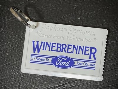 US Keychain Ford Automobile Dealership Ice Scraper