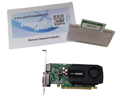 Grafikkarte, Nvidia Quadro K600, 1 GB DDR3, DVI-I, DisplayPort, High Profile